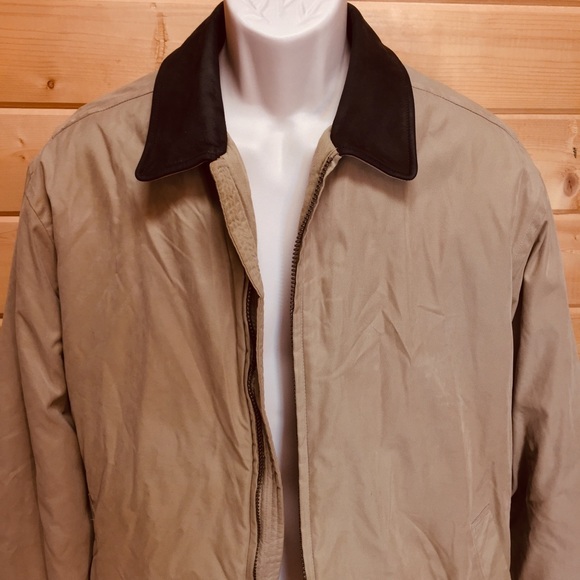 Dockers Leather Collar JACKET - Picture 2 of 8